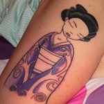 Geisha Partial On Flesh - Summer 2009